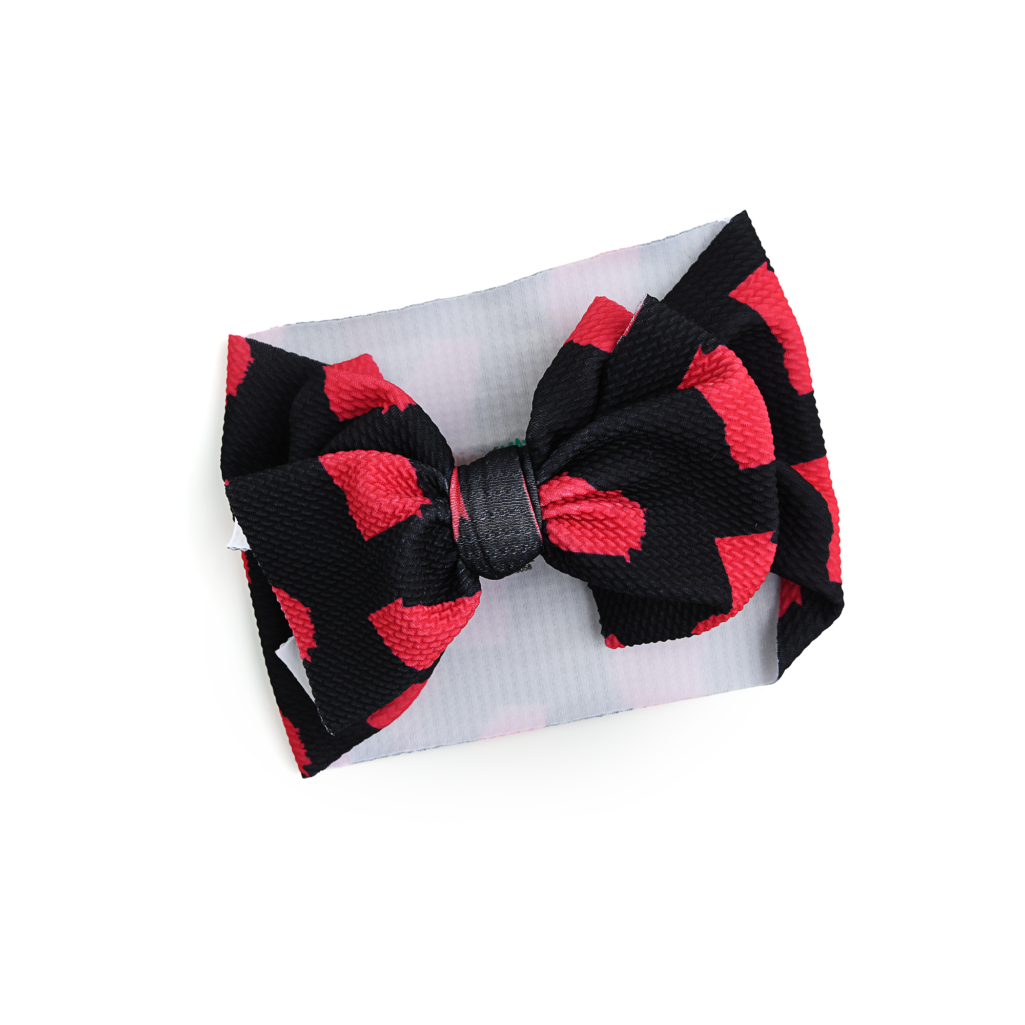 Headband Accessories Baby Clothing Headwrap Georgia Black & Red - LuLLabY LaNe