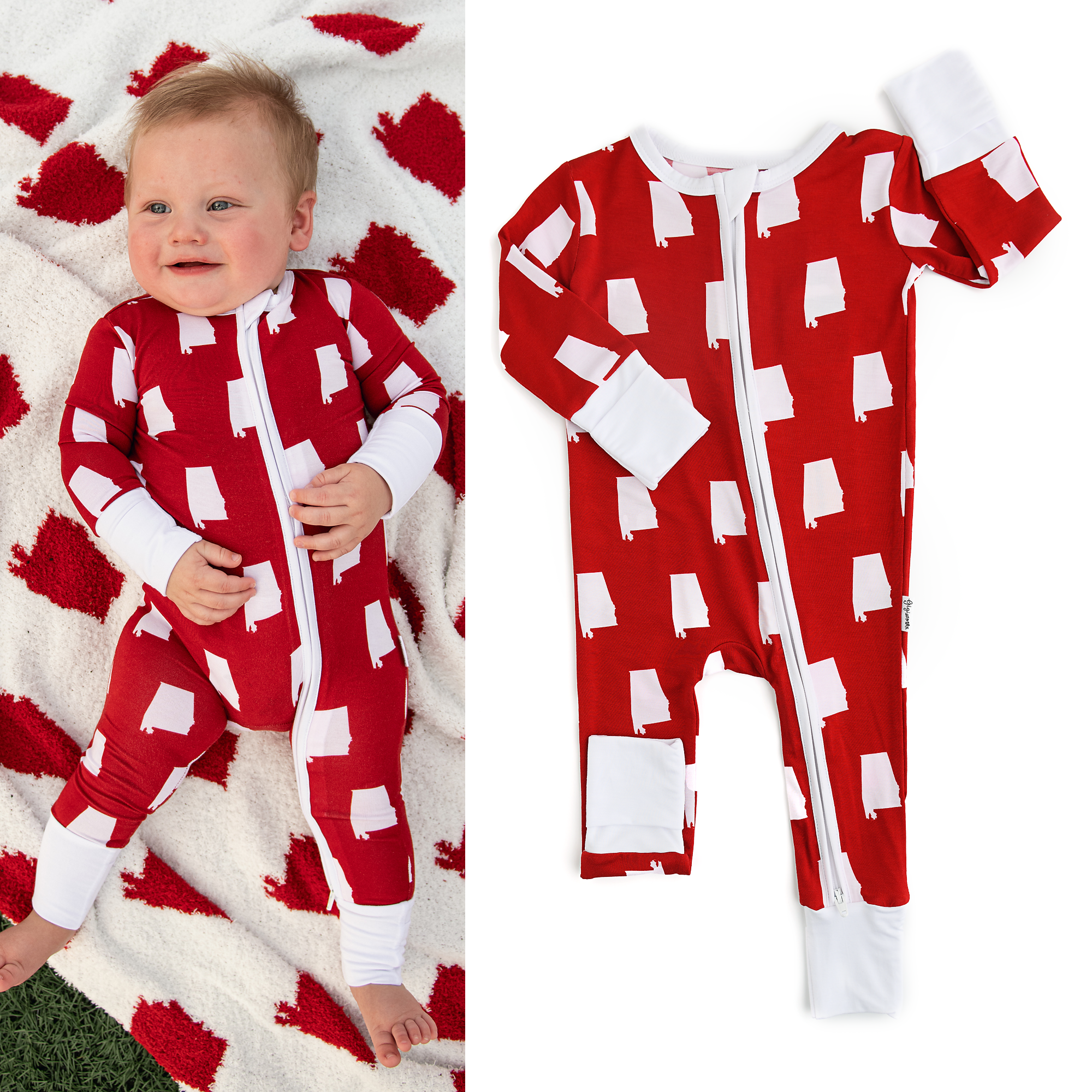 Alabama Crismson Onesie - LuLLabY LaNe