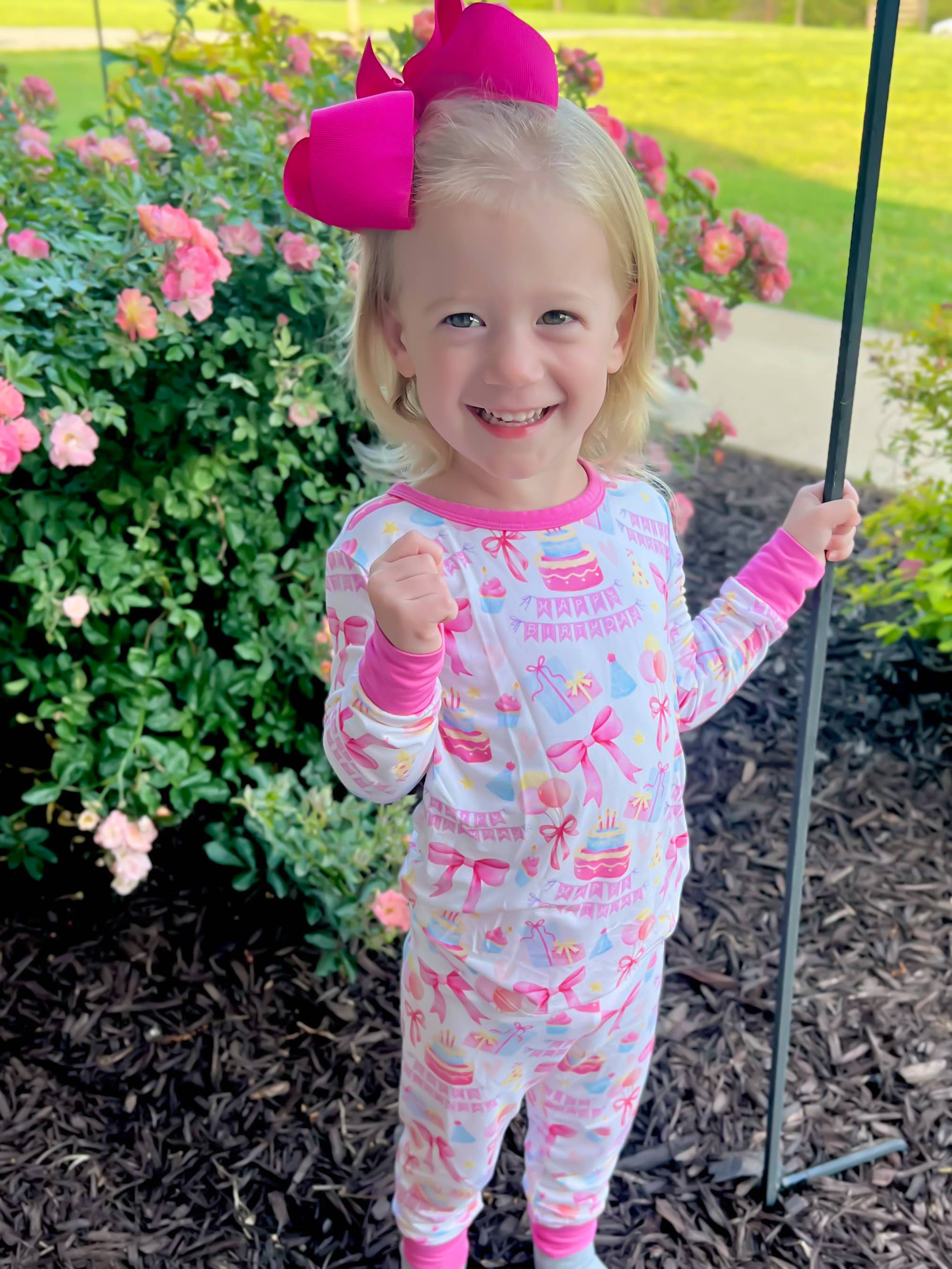 Girls Happy Birthday Onesie & Sets - LuLLabY LaNe
