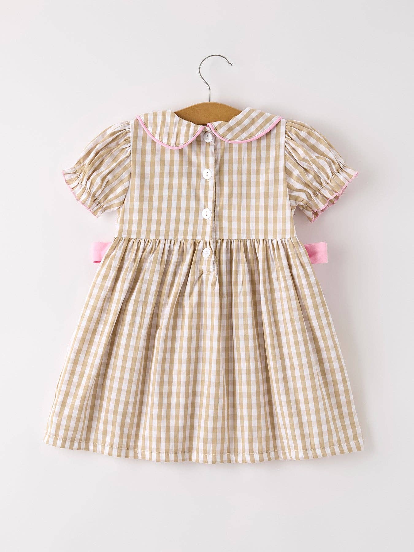 Thanksgiving Bow Girls Dress - LuLLabY LaNe