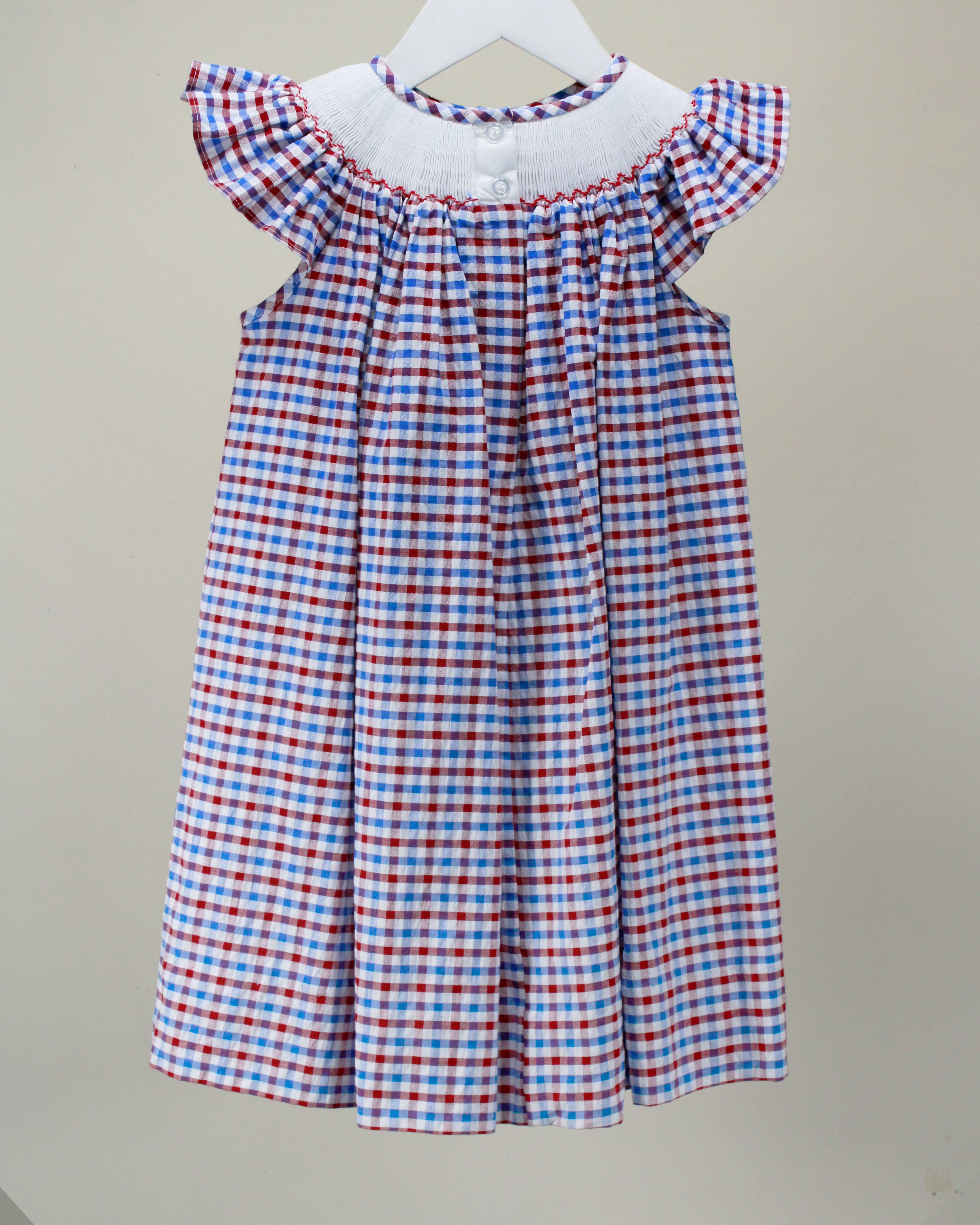 Red, Blue & White Melanie Dress - LuLLabY LaNe