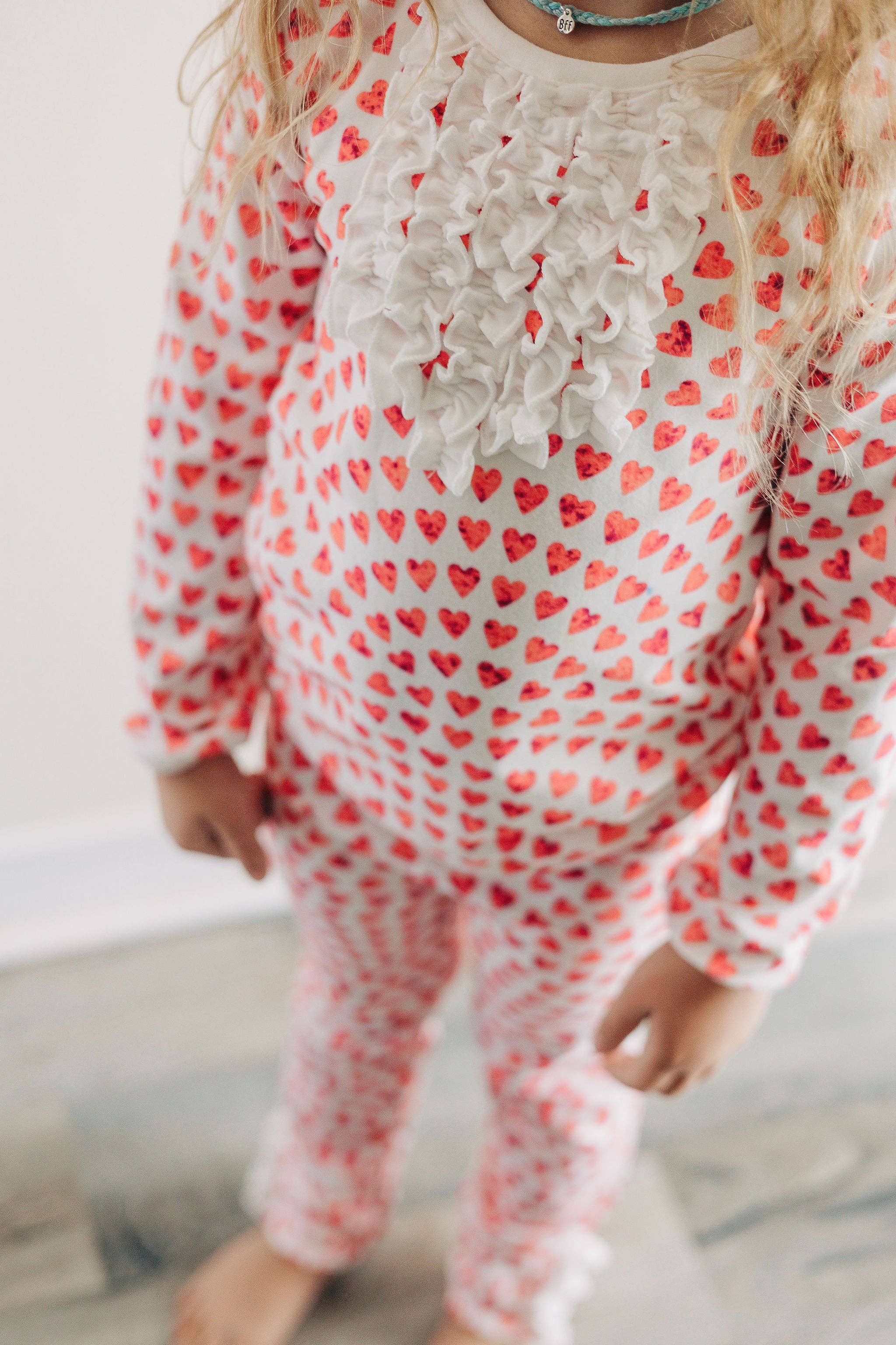 Ruffle Buttflap - Mosaic Hearts - LuLLabY LaNe
