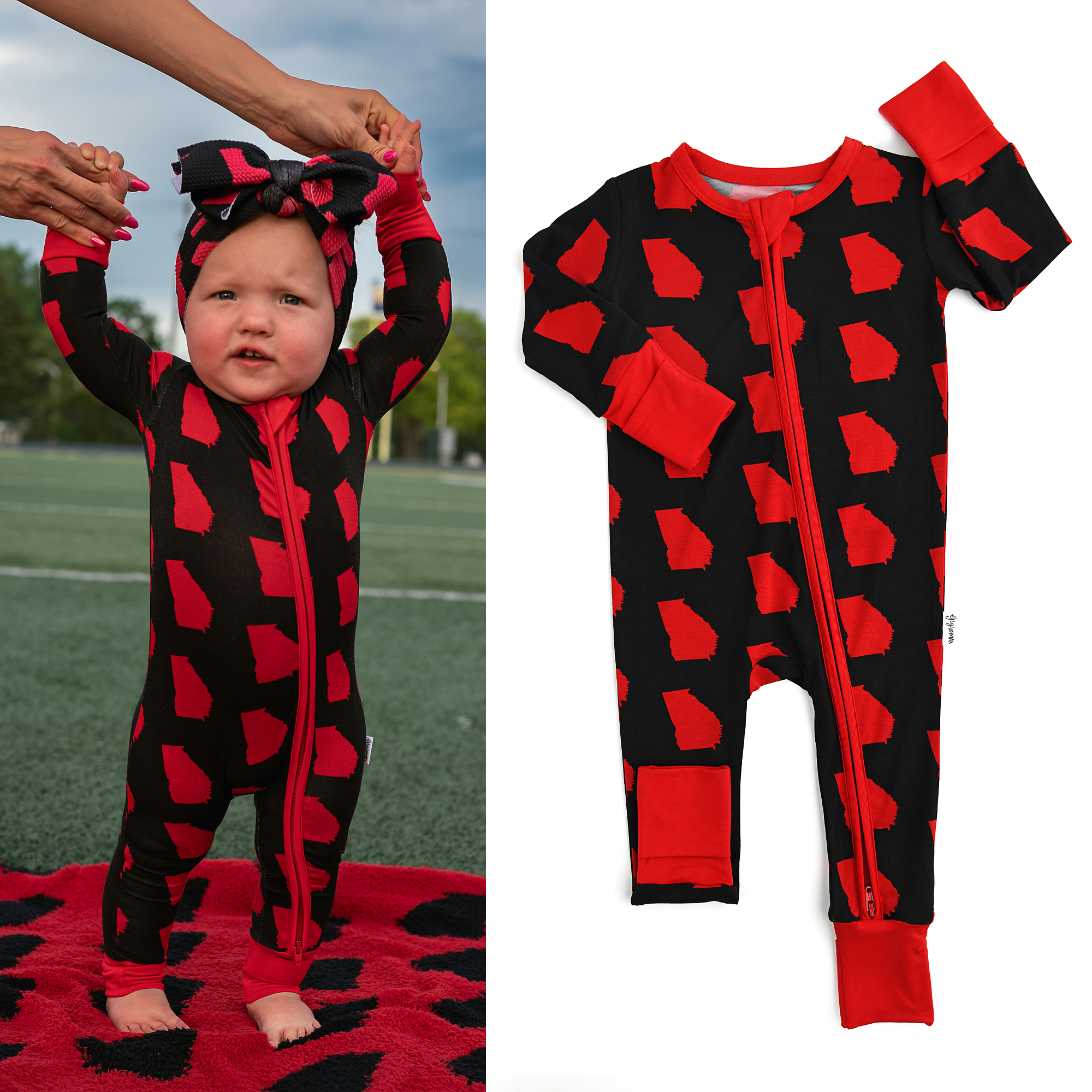 Georgia Bulldogs Onesie - LuLLabY LaNe