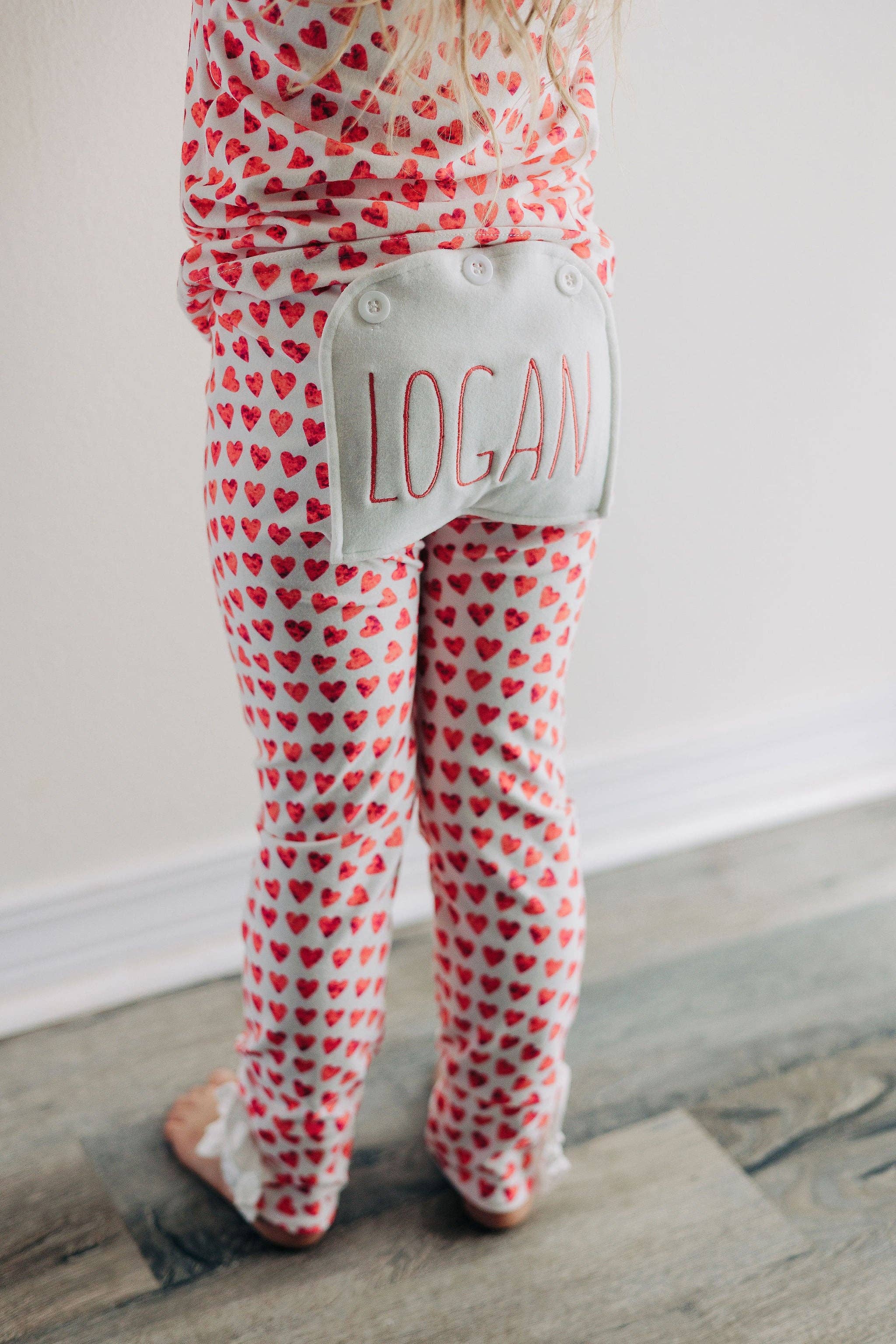 Ruffle Buttflap - Mosaic Hearts - LuLLabY LaNe