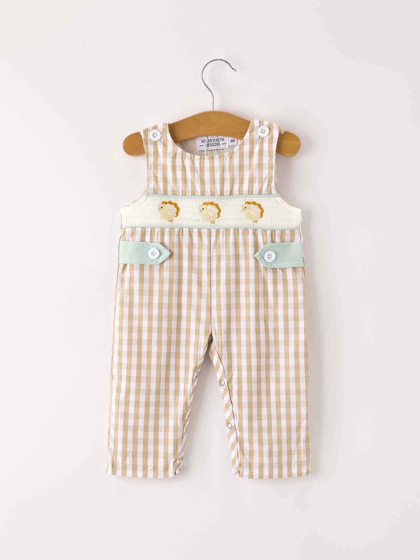 Thanksgiving Baby Boys Romper - LuLLabY LaNe