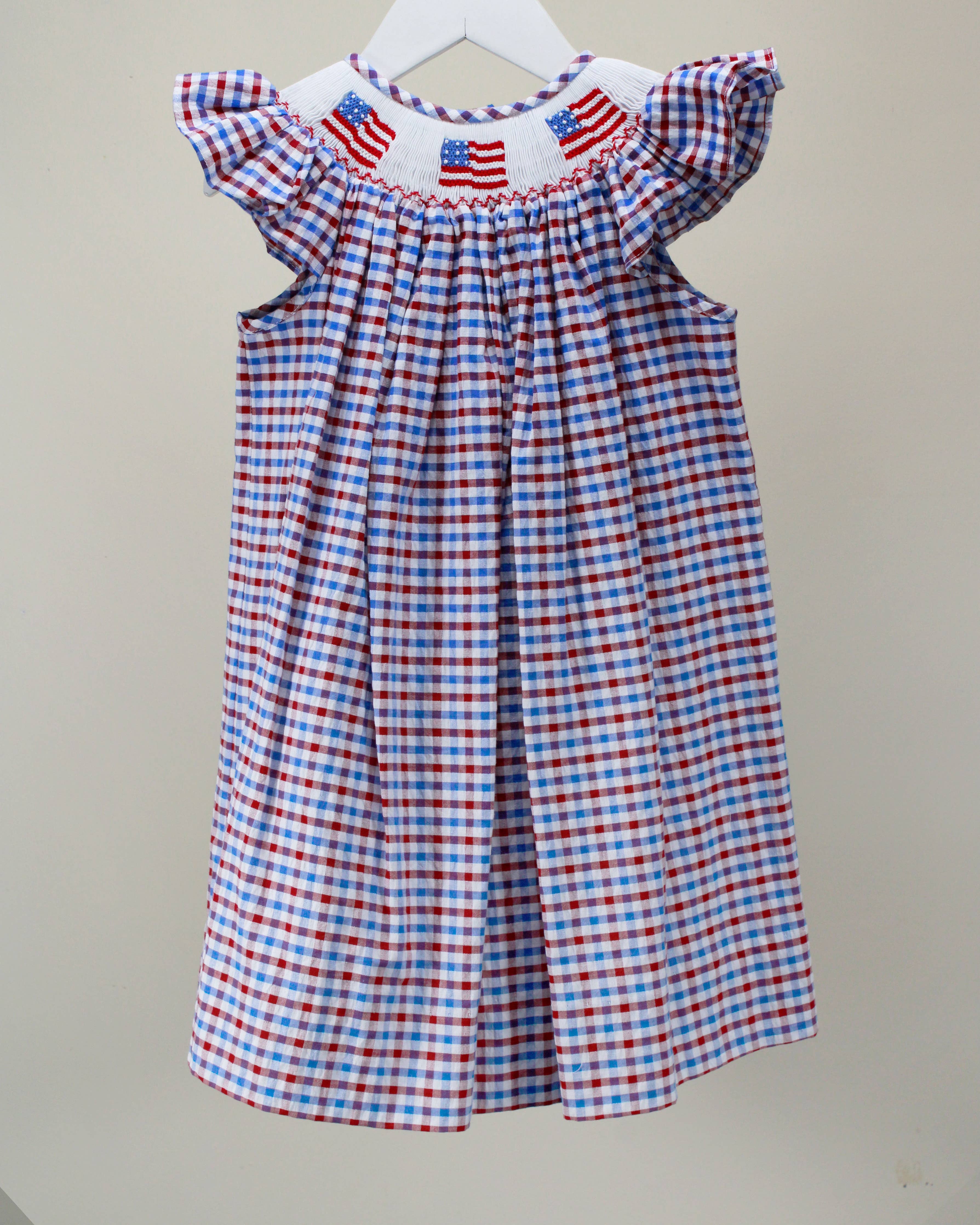 Red, Blue & White Melanie Dress - LuLLabY LaNe
