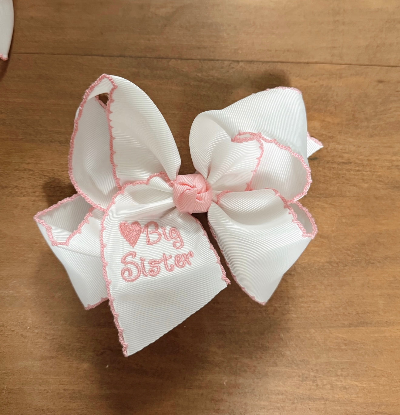 Big Sister Pink- Alligator Clip - LuLLabY LaNe