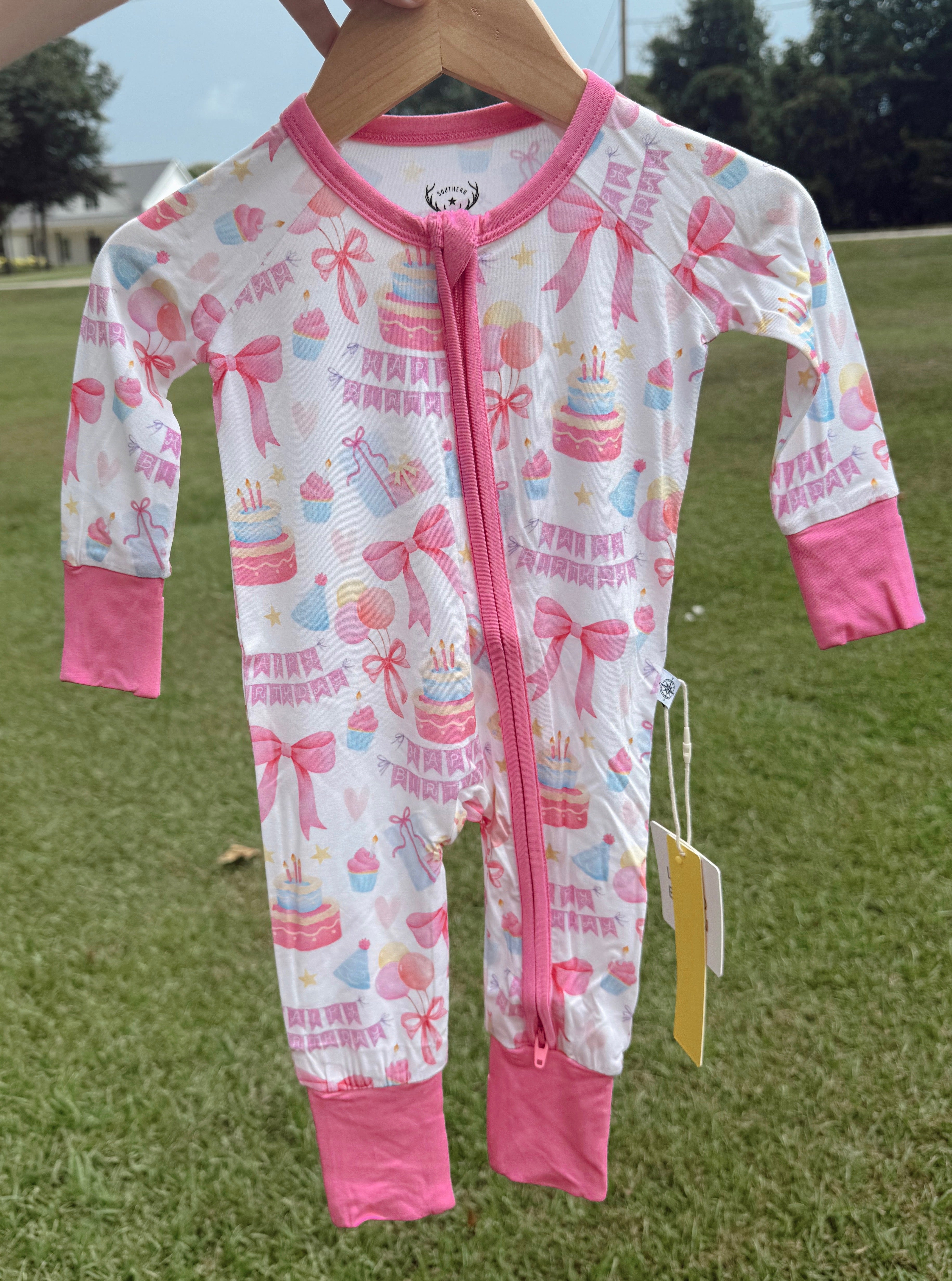 Girls Happy Birthday Onesie & Sets - LuLLabY LaNe