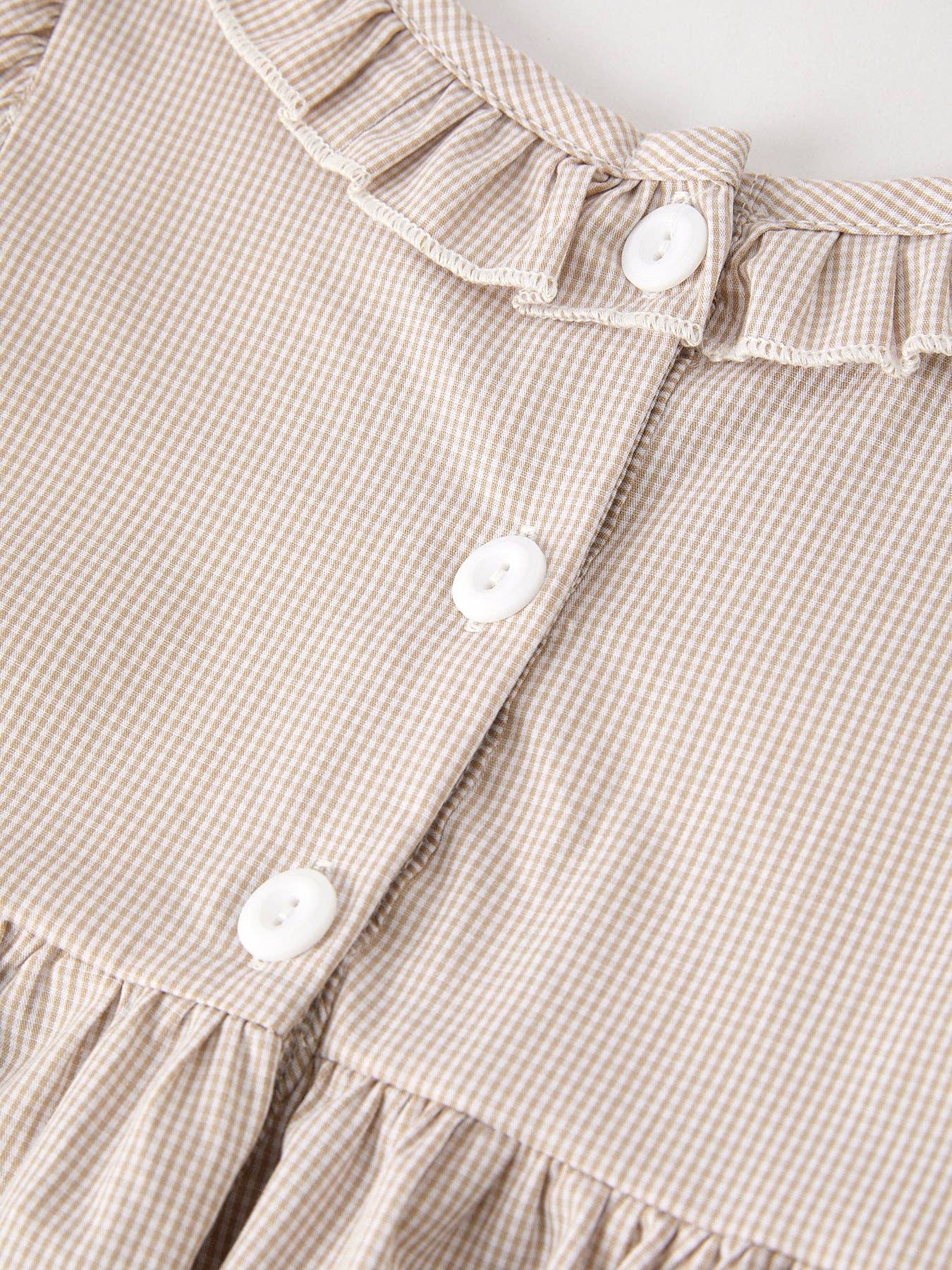 Pumpkin Plaid Girls Dress - LuLLabY LaNe
