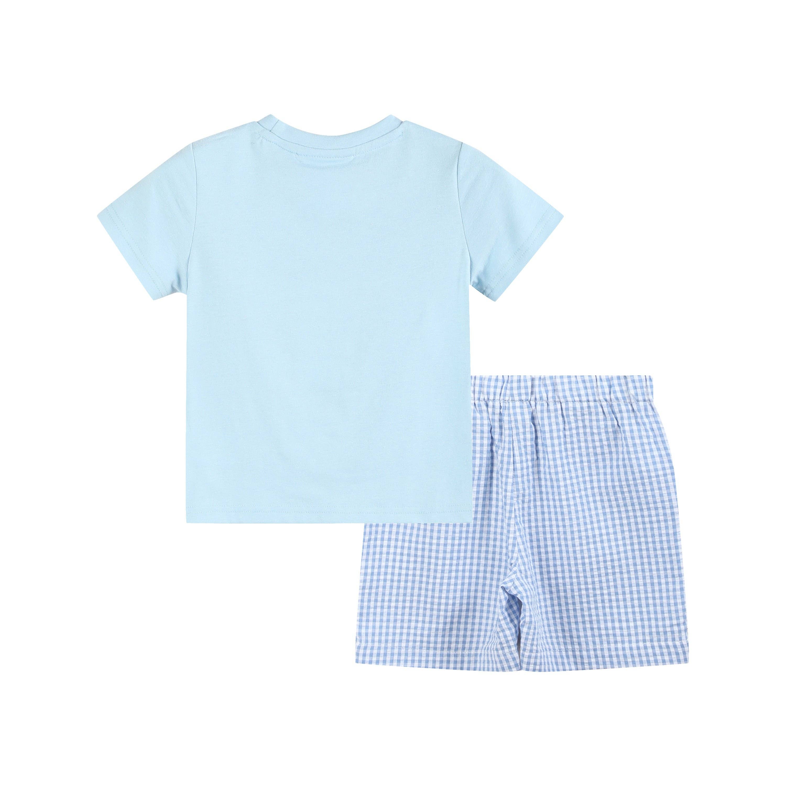 Blue Gingham Crawfish Set - LuLLabY LaNe