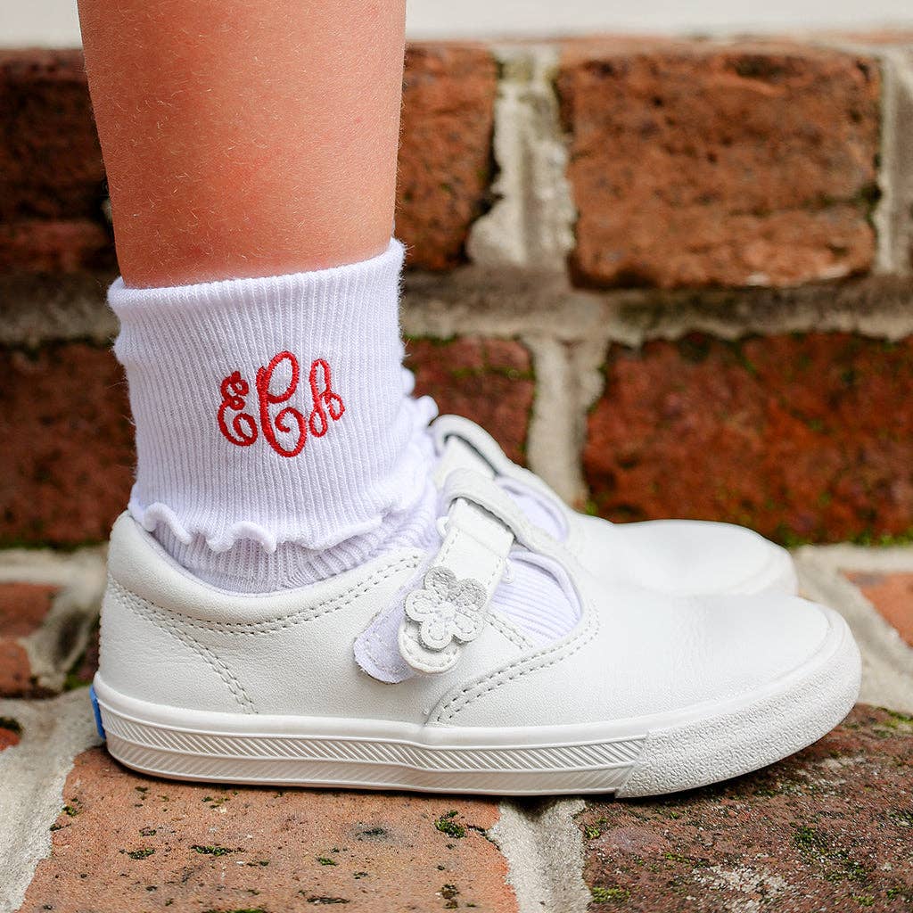 White Ripple Socks - LuLLabY LaNe
